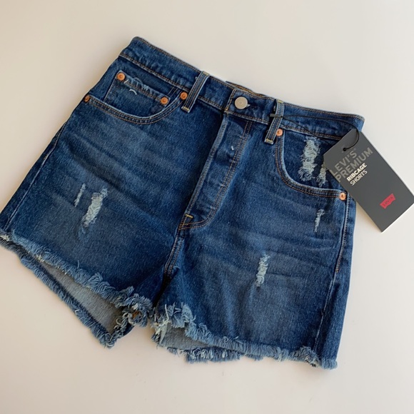 Levi’s Charleston Chill Ribcage High Rise Shorts - Picture 6 of 6
